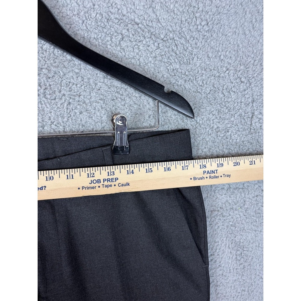 Topman Dress Pants Mens 34x30 Gray Ultra Skinny Stretch Business Formal Office - Picture 3 of 11